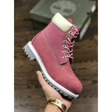 TIMBERLAND WOMEN 6 INCH PREMIUM BOOT 10061 WHITE PINK