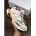 BALENCIAGA TESS S.GOMMA MAILLE SNEAKERS 3.0 WHITE ORANGE 656686 W06G0 2001