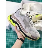 BALENCIAGA TRIPLE-S SNEAKER LIGHT GREY BLACK GREEN 490672 W09O5 1039