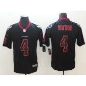 Houston Texans #4 Deshaun Watson Black Shadow Legend Limited Nike NFL Men Jersey