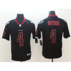 Houston Texans #4 Deshaun Watson Black Shadow Legend Limited Nike NFL Men Jersey