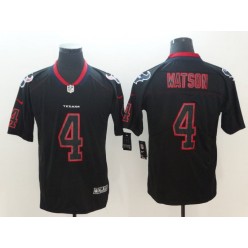 Houston Texans #4 Deshaun Watson Black Shadow Legend Limited Nike NFL Men Jersey