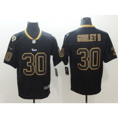 Los Angeles Rams #30 Todd Gurley II Black Shadow Legend Limited Nike NFL Men Jersey