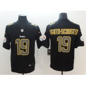 Pittsburgh Steelers #19 JuJu Smith-Schuster Black Vapor Impact Limited Nike NFL Men Jersey