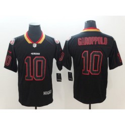 San Francisco 49ers #10 Jimmy Garoppolo Black Shadow Legend Limited Nike NFL Men Jersey