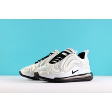 NIKE AIR MAX 720 CARBONE WHITE BLACK AR9293-100