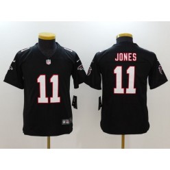 Youth Nike Atlanta Falcons #11 Julio Jones Black Vapor Untouchable Limited NFL Jersey