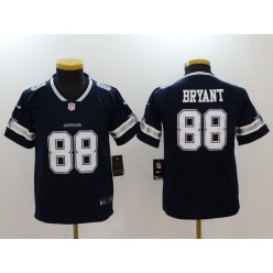 Youth Nike Dallas Cowboys #88 Dez Bryant Navy Vapor Untouchable Player Limited Jersey
