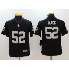 Youth Nike Oakland Raiders #52 Khalil Mack Black Vapor Untouchable Limited NFL Jersey