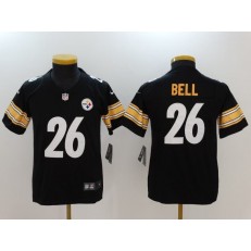 Youth Nike Pittsburgh Steelers #26 Le'Veon Bell Black Vapor Untouchable Limited NFL Jersey