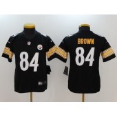 Youth Nike Pittsburgh Steelers #84 Antonio Brown Black Vapor Untouchable Limited NFL Jersey