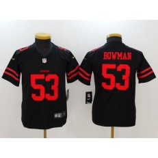 Youth Nike San Francisco 49ers #53 NaVorro Bowman Black Vapor Untouchable Limited NFL Jersey