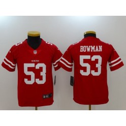 Youth Nike San Francisco 49ers #53 NaVorro Bowman Red Vapor Untouchable Limited NFL Jersey