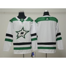 Dallas Stars Blank White Adidas NHL Men Jersey