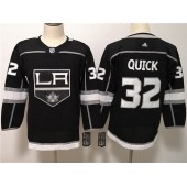 Los Angeles Kings #32 Jonathan Quick Black Women Adidas Jersey