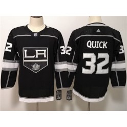 Los Angeles Kings #32 Jonathan Quick Black Women Adidas Jersey