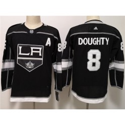 Los Angeles Kings #8 Drew Doughty Black Women Adidas Jersey
