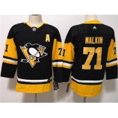 Pittsburgh Penguins #71 Evgeni Malkin Black Youth Adidas Jersey