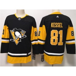 Pittsburgh Penguins #81 Phil Kessel Black Youth Adidas Jersey