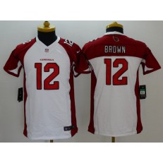Youth Nike Arizona Cardinals #12 John Brown White Limited Jersey