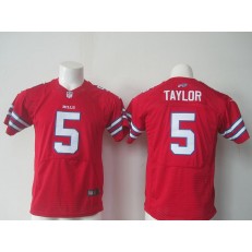 Youth Nike Buffalo Bills #5 Tyrod Taylor Red Limited Jersey
