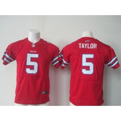 Youth Nike Buffalo Bills #5 Tyrod Taylor Red Limited Jersey