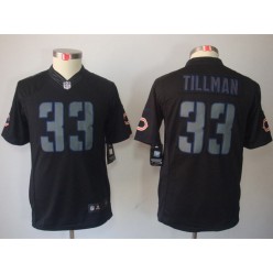 Youth Nike Chicago Bears #33 Charles Tillman Black Impact Limited Jersey