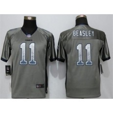 Youth Nike Dallas Cowboys #11 Cole Beasley Grey Drift Fashion Jersey