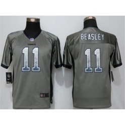 Youth Nike Dallas Cowboys #11 Cole Beasley Grey Drift Fashion Jersey