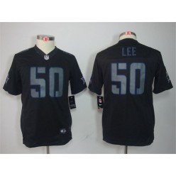 Youth Nike Dallas Cowboys #50 Sean Lee Black Impact Limited Jersey