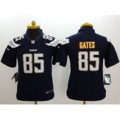  Youth Nike Los Angeles Chargers #85 Gate Dark Blue Limited Jerseys