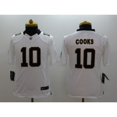 Youth Nike New Orleans Saints #10 Cooks White Limited Jersey