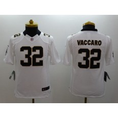 Youth Nike New Orleans Saints #32 Vaccaro White Limited Jersey