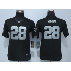 Youth Nike Oakland Raiders #28 Latavius Murray Black Limited Jersey