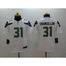 Youth Nike Seattle Seahawks #31 Chancellor White Limited Jersey