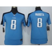  Youth Nike Tennessee Titans #8 Mariota Sky Blue Limited Jersey