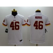 Youth Nike Washington Redskins #46 Morris White Limited Jersey