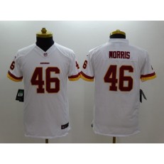 Youth Nike Washington Redskins #46 Morris White Limited Jersey