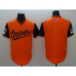 Baltimore Orioles Orange 2018 Players' Weekend Authentic Team Jersey