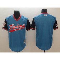 Minnesota Twins Light Blue 2018 Players' Weekend Authentic Team Jersey