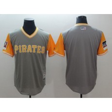 Pittsburgh Pirates Gray 2018 Players' Weekend Authentic Team Jersey