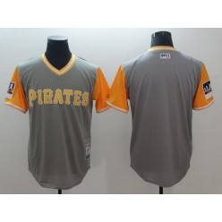 Pittsburgh Pirates Gray 2018 Players' Weekend Authentic Team Jersey