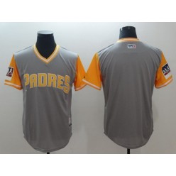 San Diego Padres Gray 2018 Players' Weekend Authentic Team Jersey