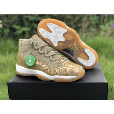 AIR JORDAN 11 GS NEUTRAL OLIVE AR0715-200