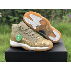 AIR JORDAN 11 GS NEUTRAL OLIVE AR0715-200