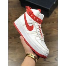 MAGIC STICK X NIKE AIR FORCE 1 HI 07 QS WHITE RED 573967-100