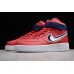 NIKE AIR FORCE 1 HI 07 LV8 CHENILLE SWOOSH GYM RED WHITE BLUE 806403-603