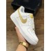 NIKE AIR FORCE 1 LOW WHITE GOLD