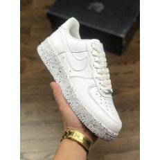 NIKE AIR FORCE 1 LOW WHITE INK SPOT AJ9507-103