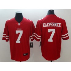 Nike San Francisco 49ers #7 Colin Kaepernick Red Vapor Untouchable Limited Jersey